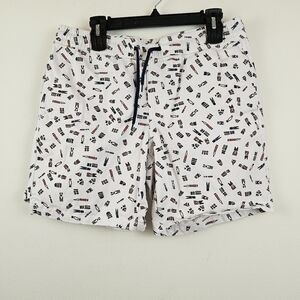 ZIPCODE Men's abstract Print Cotton Shorts Size Medium